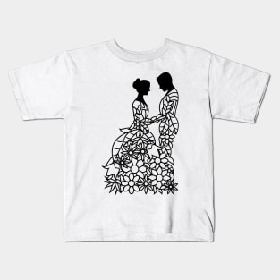 Bride And Groom Kids T-Shirt